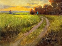 Tahir Bilal Ummi, 12 x 16 Inch, Oil on Canvas, Landscape Painting, AC-TBL-132 Tahir Bilal Ummi, 12 x 16 Inch, Oil on Canvas, Landscape Painting, AC-TBL-132